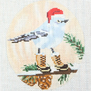 Mocking Bird, Red Santa Hat