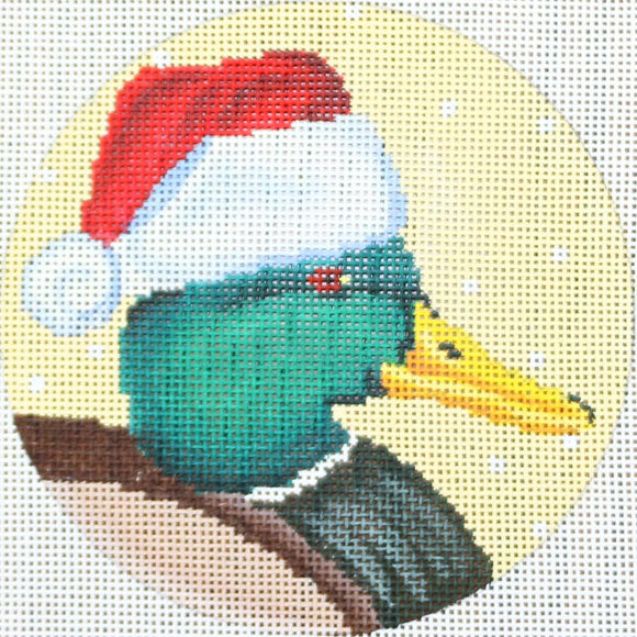 Mallard Duck w/ Santa Hat