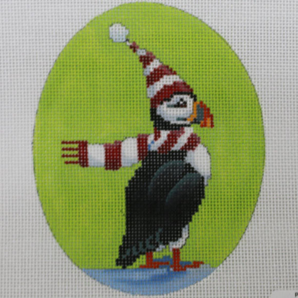 Puffin w/ Hat & Scarf