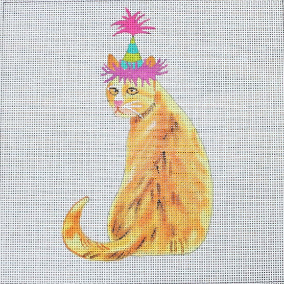 Ginger Cat, Birthday Hat