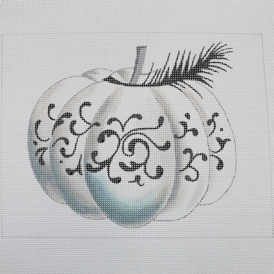 Elegant Pumpkin w/ Feather