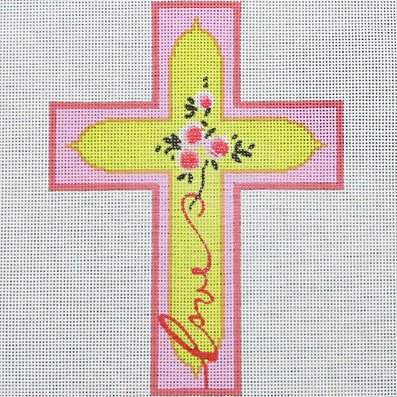 Love/Floral Cross