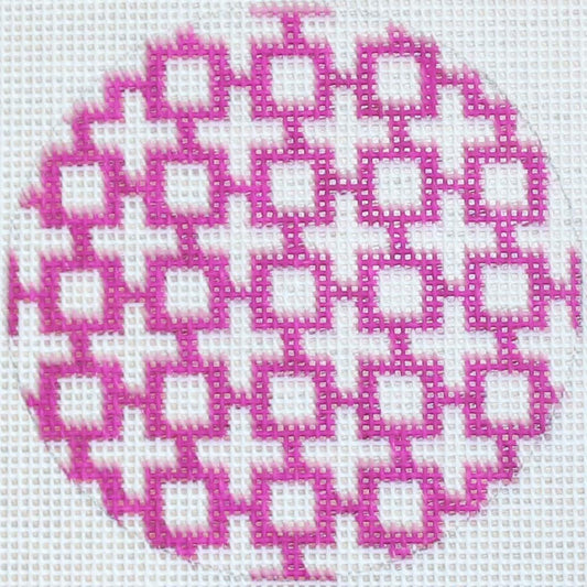 Magenta/White Luggage