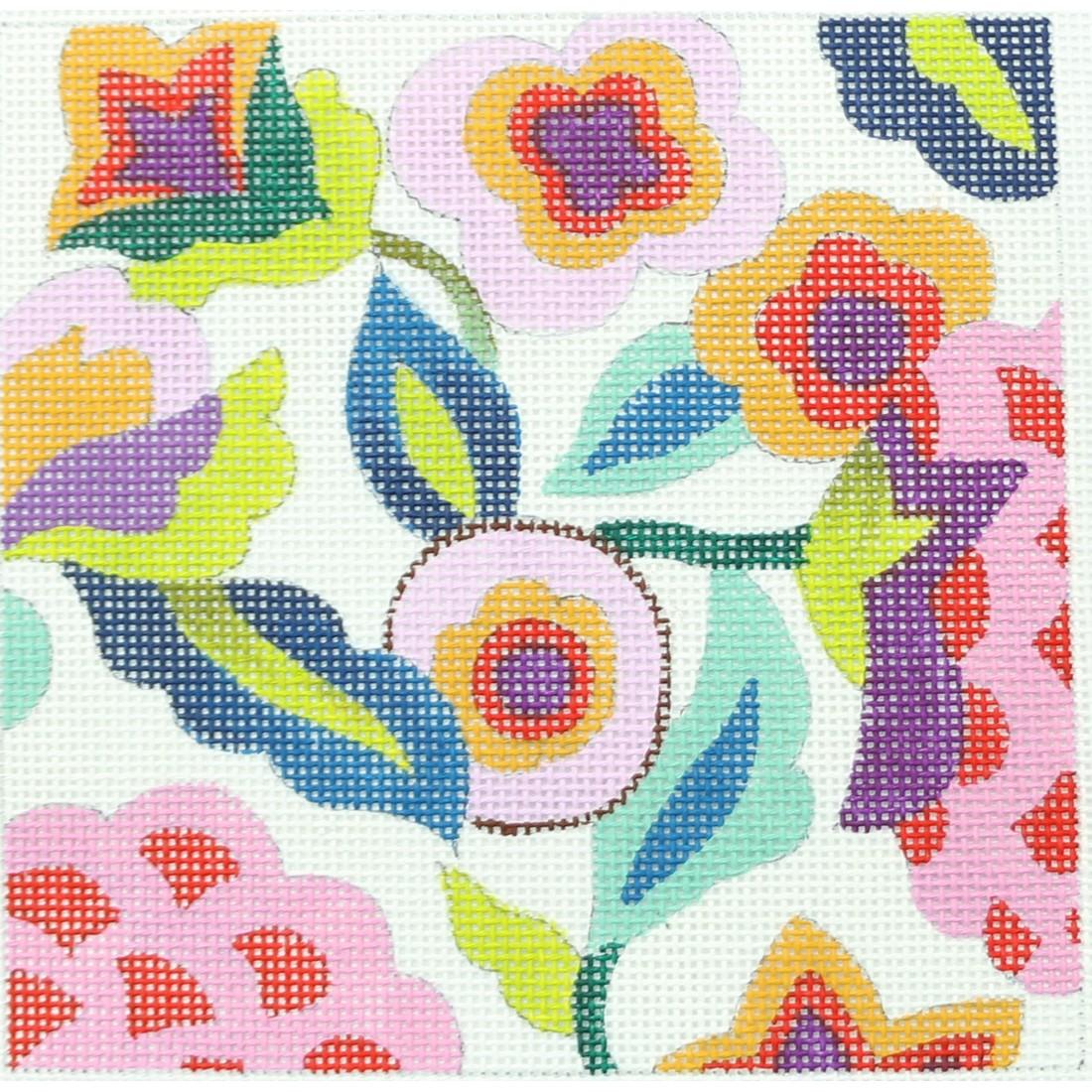 Red/Pink/Gold Floral