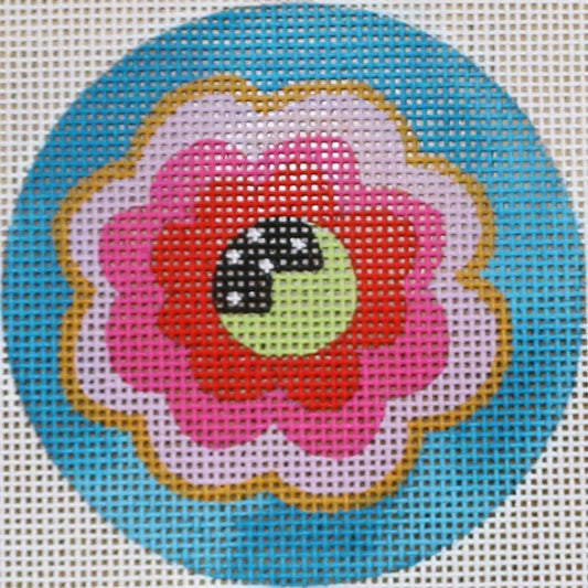 Pink/Red Floral Round