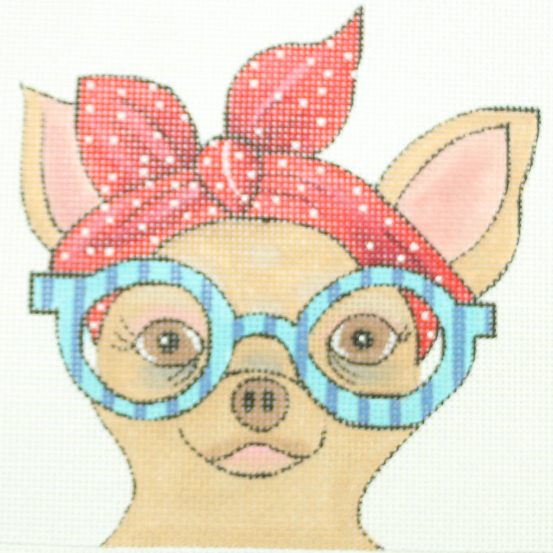 Dog with Glasses