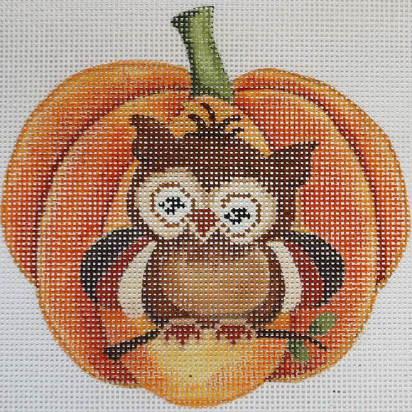 Pumpkin with Owl
