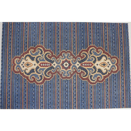 Blue/Red/Tan w/ Stripes