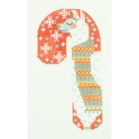 Red Llama Candy Cane