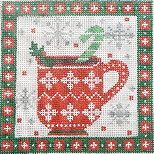 Candy Cane/Holly Mug