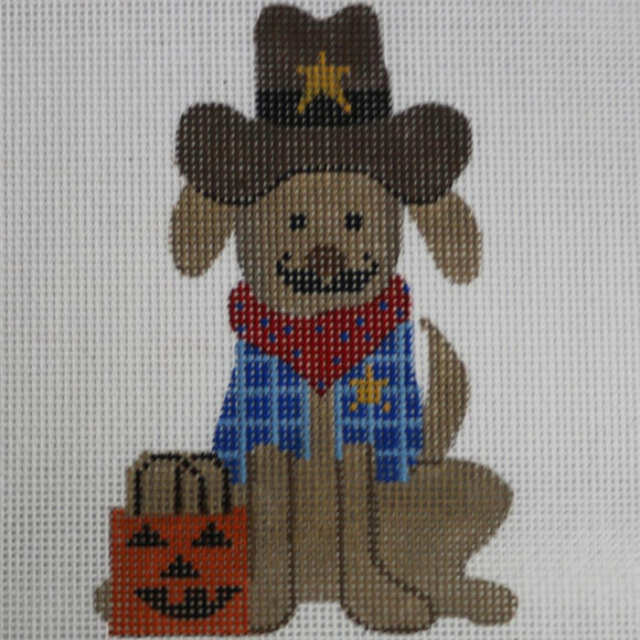 Cowboy Dog with stitch guide