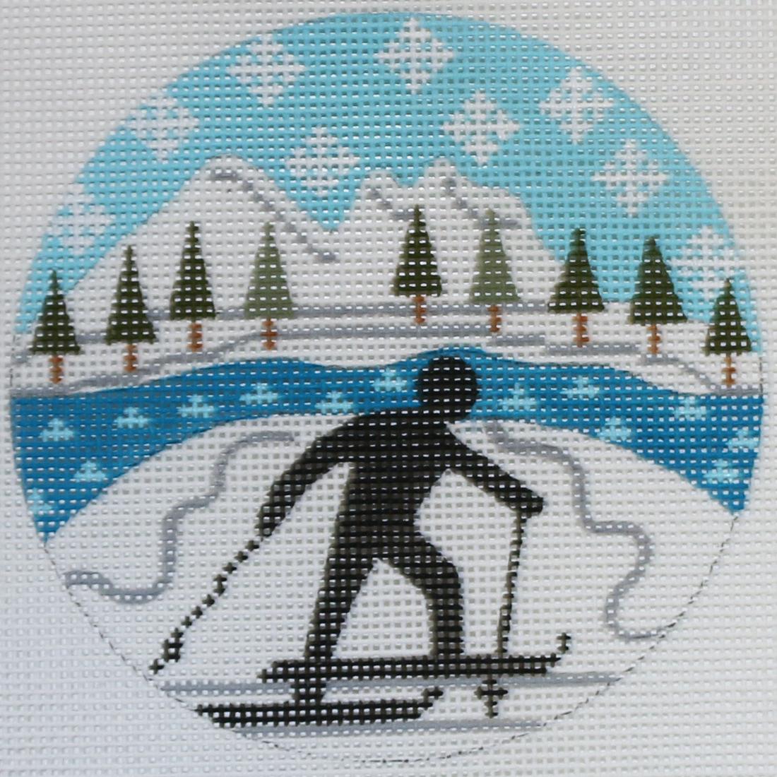 Skiing Silhouette