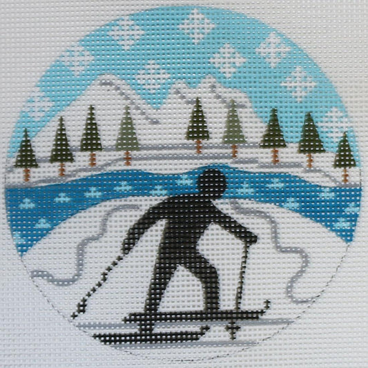 Skiing Silhouette