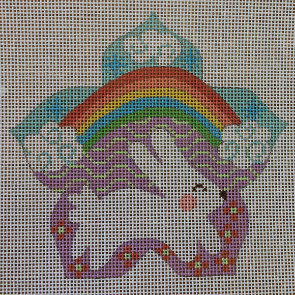 Bunny with Rainbow
