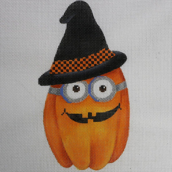 Pumpkin w/ Witch Hat & Glasses