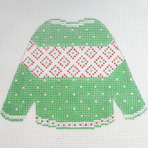 Green Dotted Sweater