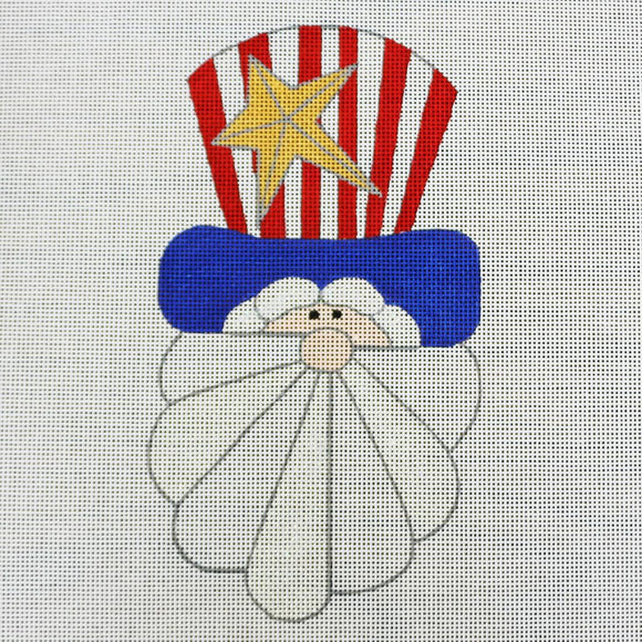Star Spangled Santa with stitch guide