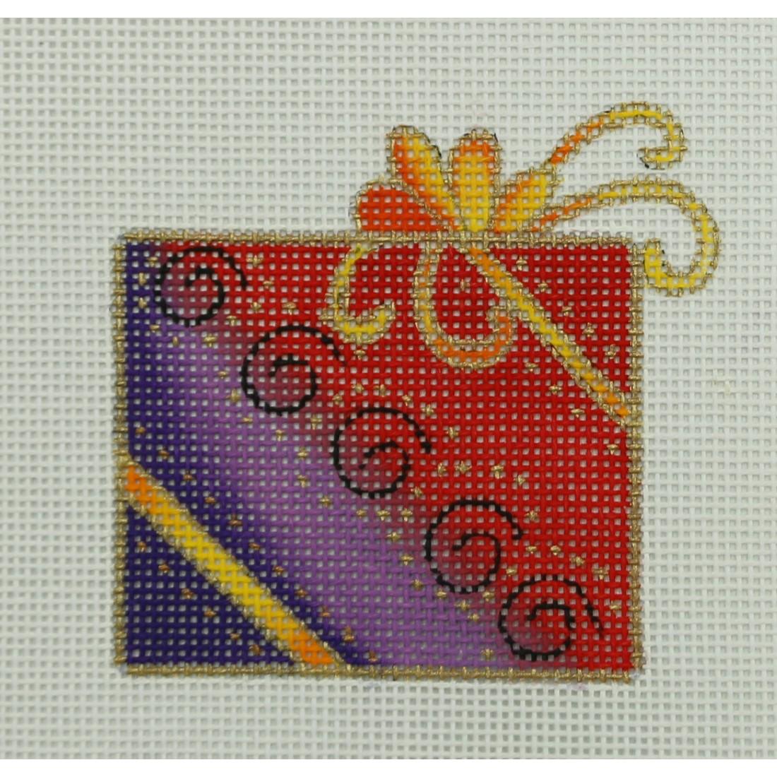 Purple Present – Pocket Full of Stitches