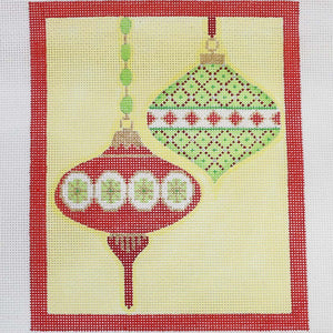 Red/Lime Hanging Ornaments