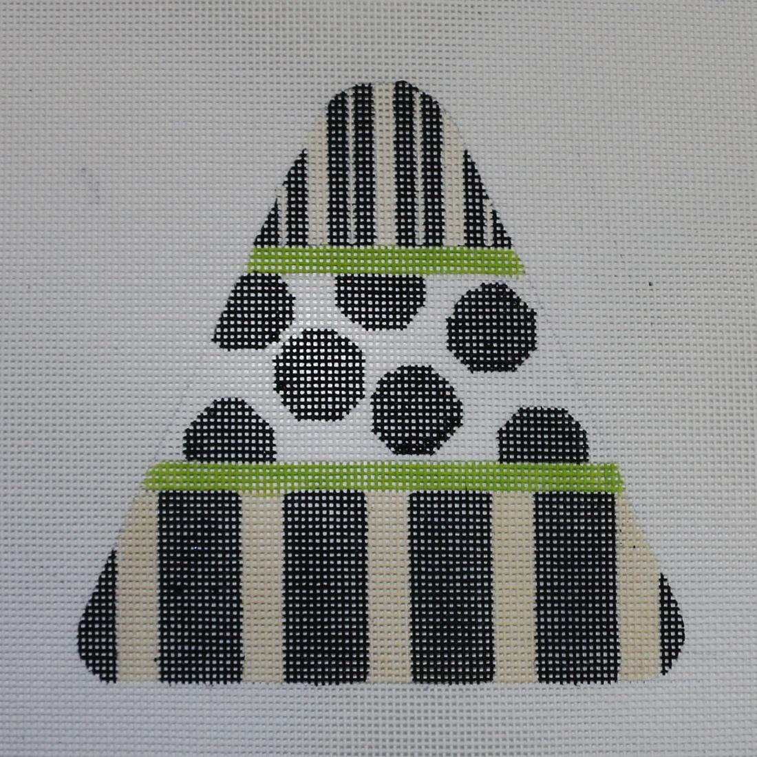 Big Black Dot Candy Corn, B/W