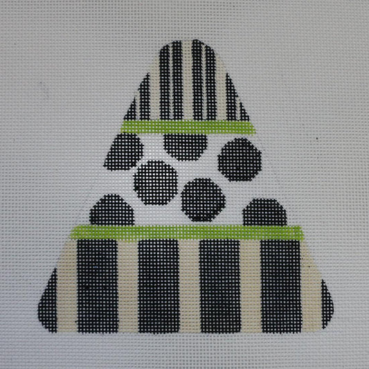 Big Black Dot Candy Corn, B/W