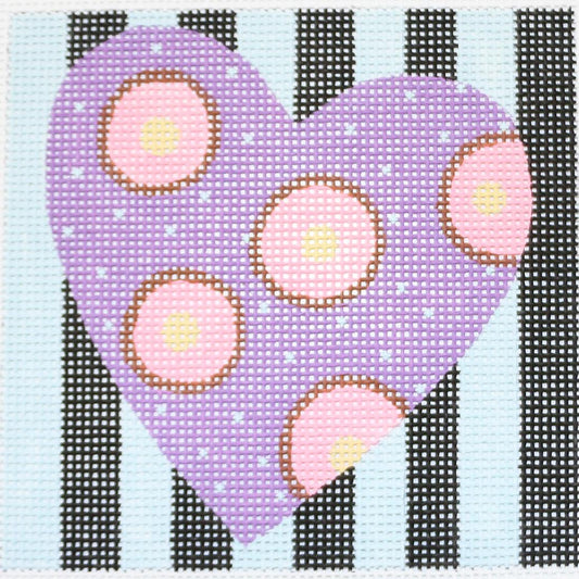 Purple Heart on Stripes