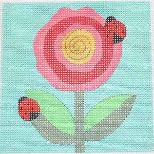 May/Flower & Ladybugs