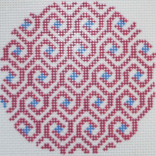 Pink/Blue Geometric