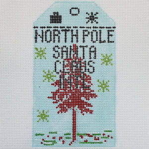 North Pole Travel Tag