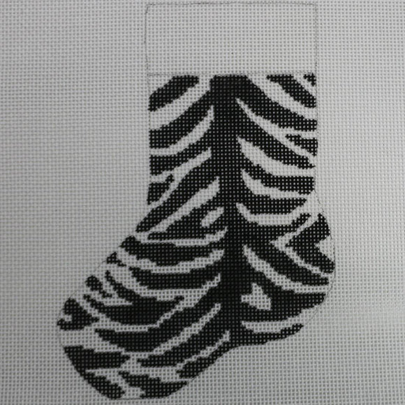 Zebra Print Mini Sock