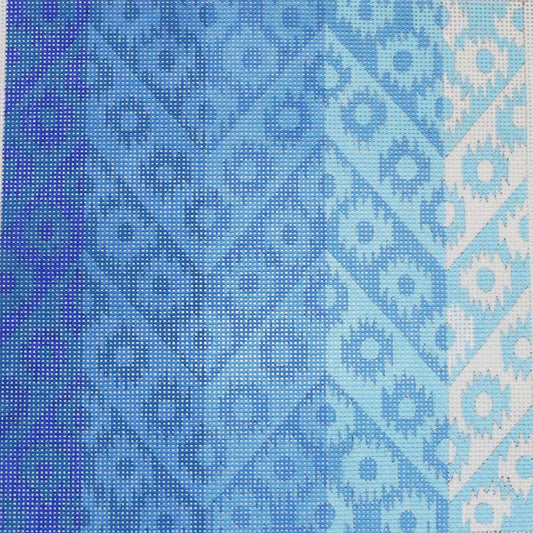 IKAT Waves in Blue