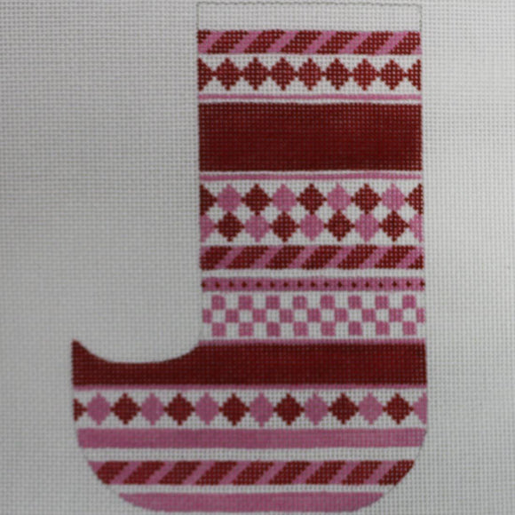 Pink/Red Nordic Mini Sock