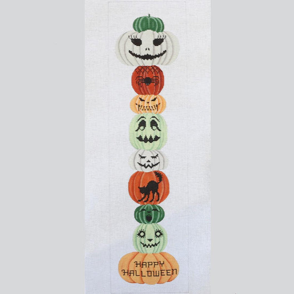 Stacked Pumpkin Totem Pole