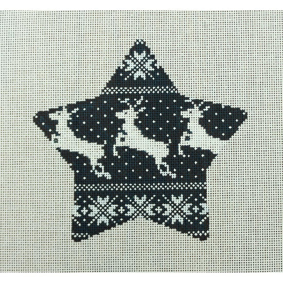 Nordic Reindeer Star, Navy