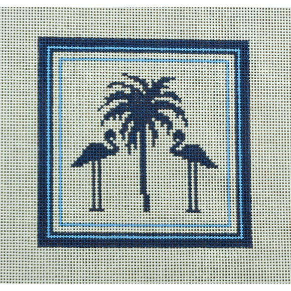 Palm Tree in Blue