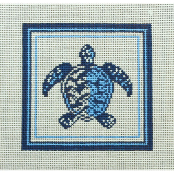 Sea Turtle in Blue