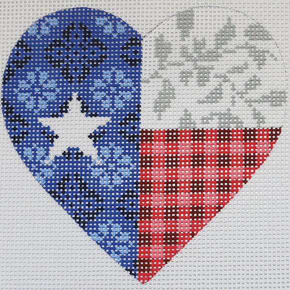 Texas Floral Heart