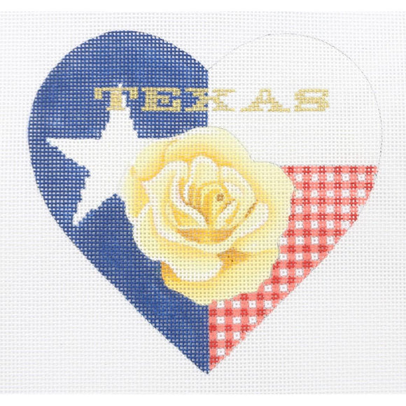 Texas Rose Heart