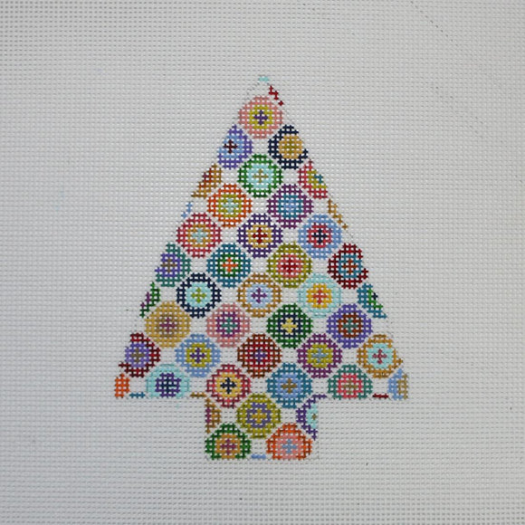 Tree with Multicolored Dots