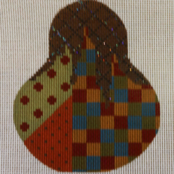 Checkered Patchwork Pear