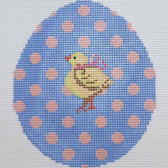 Pink Dot on Periwinkle, Chick