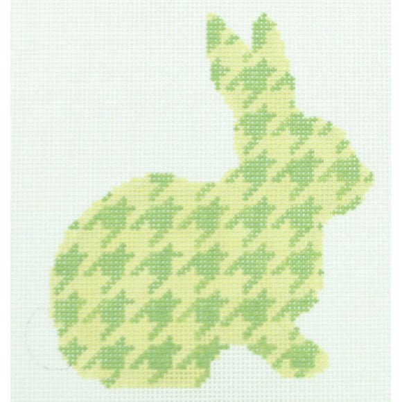 Lime Houndstooth Bunny