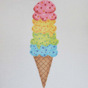 Rainbow 4 Scoop w/ Sprinkles