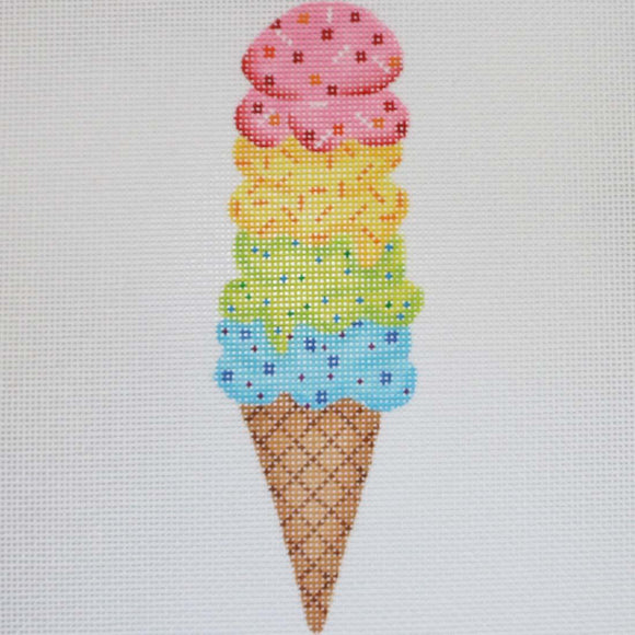Rainbow 4 Scoop w/ Sprinkles