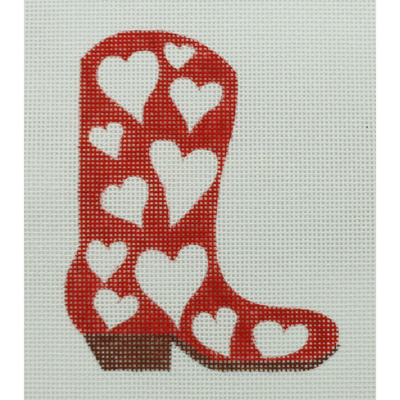 Red w/ Hearts Boot