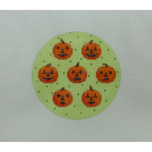 Jack-o-Lantern on Green