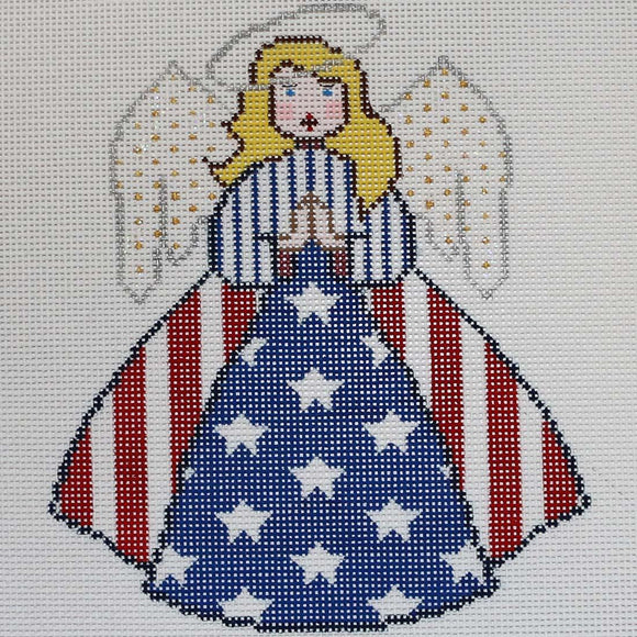 Angel with Stars & Stripes