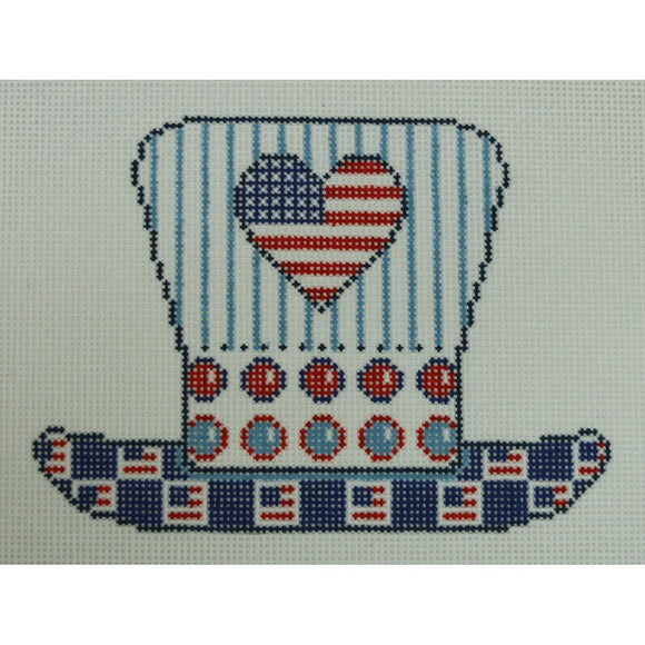 Uncle Sam's Hat - Flag Heart