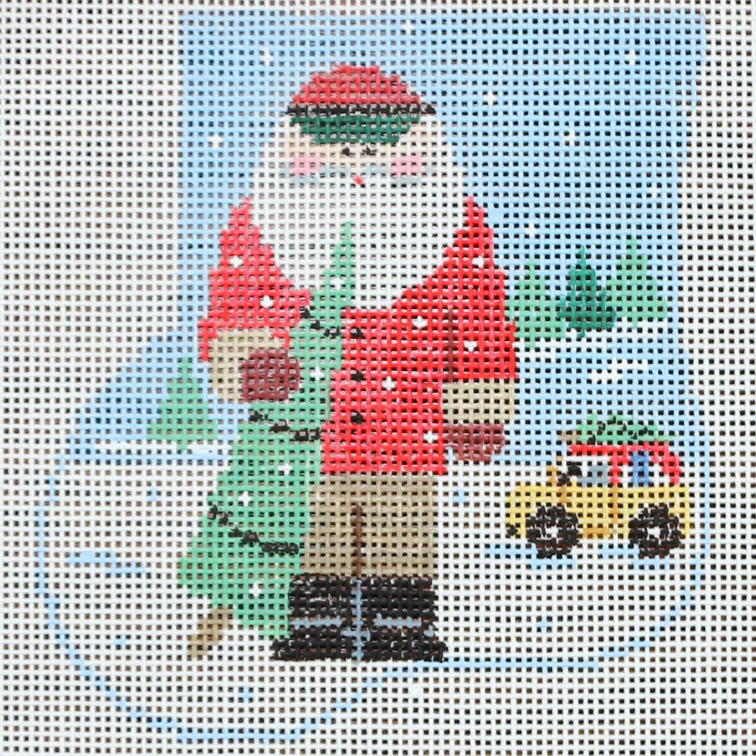 Bringing Home Tree, Santa Insert