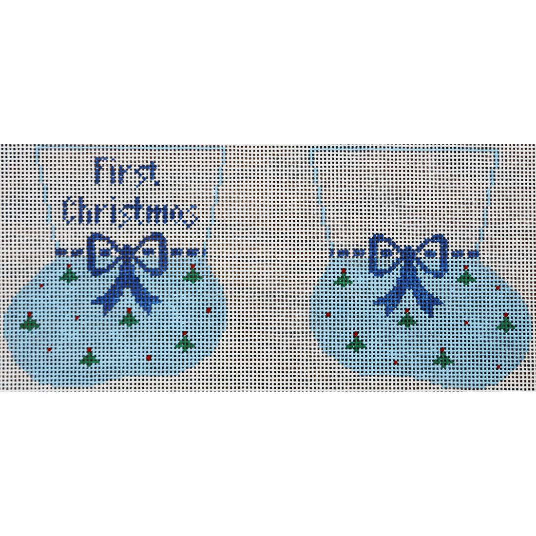 1st Christmas Boy Booties